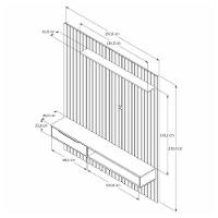 Home Para Tvs 80 Tucumã 1.8 Nature Com Led Jb - 3