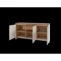 Buffet Sevilla 3 Portas C- Gaveteiro Cedro-off White - 3