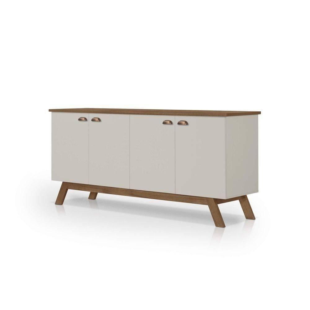 Buffet Moderno Atlanta Off White E Madeira Tebarrot - 2