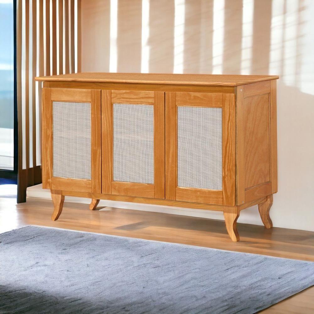 Buffet 03 Portas Deltan 103 Imbuia Atraente - 1