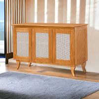 Buffet 03 Portas Deltan 103 Imbuia Atraente - 1