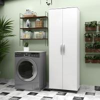 Armário Multiuso Capri Lavanderia 02 Portas Branco - 2