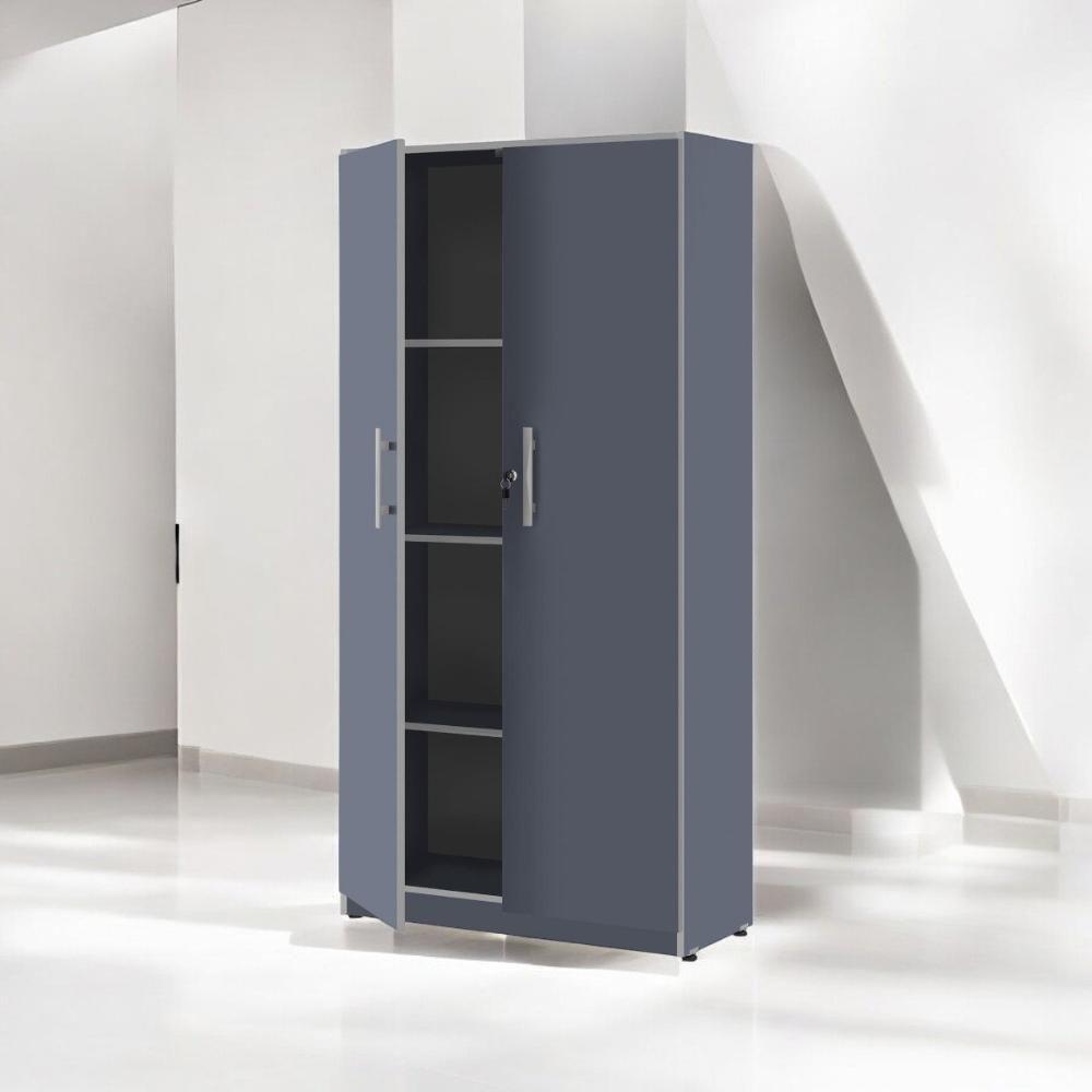 Armário Multiuso 02 Portas Light Azul - 1