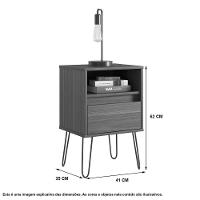 Aparador C/ 1 Gaveteiro Branco - Pleno - 2