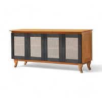 Buffet 04 Portas Deltan 104 Imbuia E Preto Atraente - 2