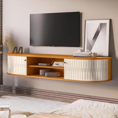 Rack Suspenso Com Design Contemporâneo Siena Cinamomo-off-white