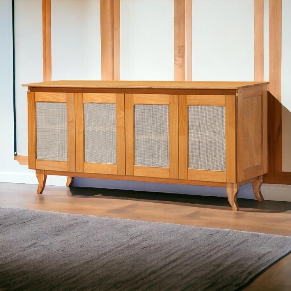 Buffet 04 Portas Deltan 104 Imbuia Atraente - 1