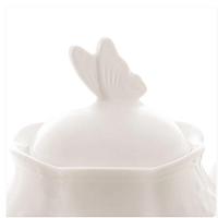 Bule De Porcelana New Bone Flower Borboletas 1l Lyor