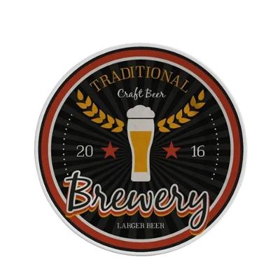 Prato Raso Cerâmica Churrasco Cerveja Beer Brewery Alleanza 29cm 2ª Linha