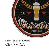 Prato Raso Cerâmica Churrasco Cerveja Beer Brewery Alleanza 29cm 2ª Linha