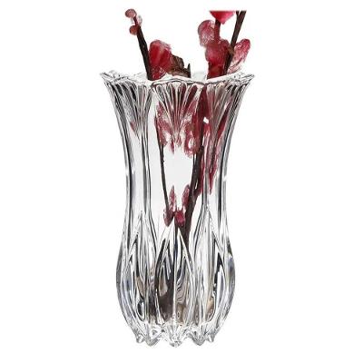Vaso De Vidro Transparente Tulipa Para Flores Arranjos Plantas 12x22cm Wolff