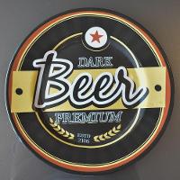 Jogo 2 Pratos Rasos + 2 Pratos Sobremesa Cerâmica Alleanza Beer Cerveja Happy Hour2ª Linha - 3