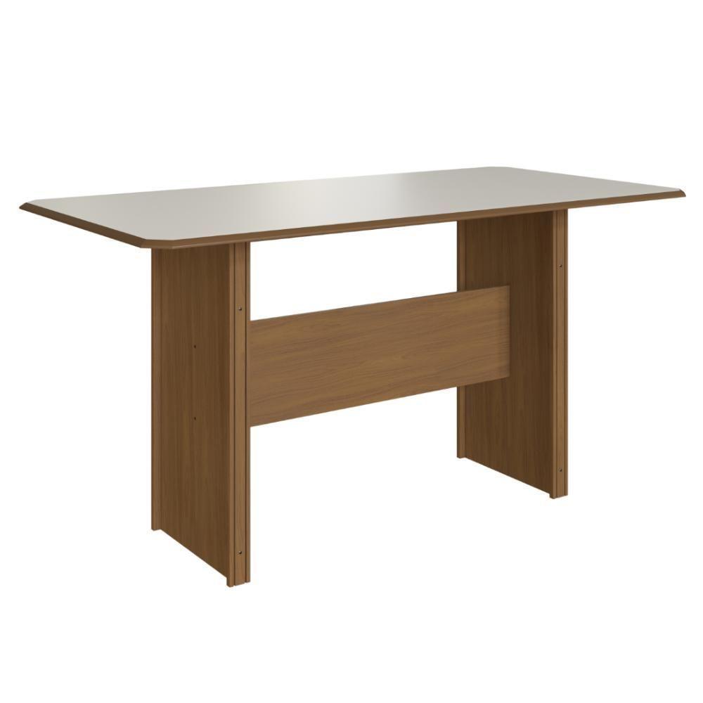 Conjunto Sala De Jantar Fidelitá Atenas 150cm Com 6 Cadeiras Freijó/off-white Assento Cacau - 3