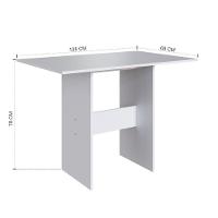 Conjunto Sala De Jantar Fidelitá Siena Com 4 Cadeiras Branco Assento Bege