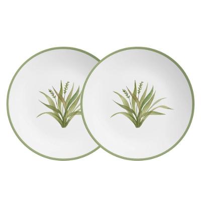 Jogo 2 Pratos Sobremesa Coup Nature By Aurora Cerâmica 21cm Alleanza