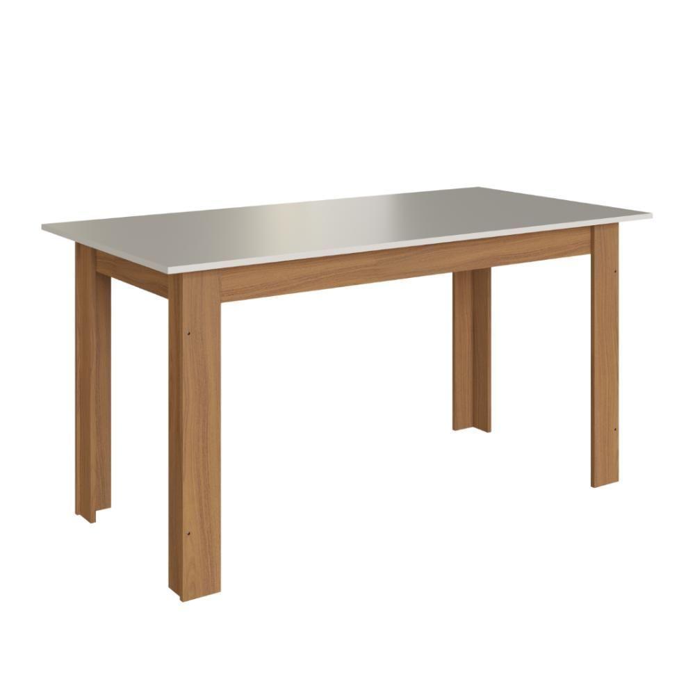 Conjunto Sala De Jantar Fidelitá Veneza Com 6 Cadeiras Freijó/off-white Assento Cacau - 3