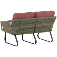 Conjunto Sofá E Poltronas Corda Alumínio Para área Rami - 3