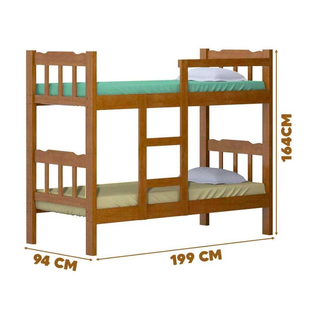 Beliche Em Madeira Maciça Reforçada Nogueira Shop Jm - 3