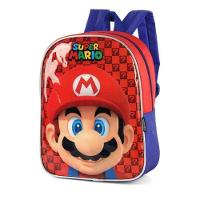 Mochila Escolar Com Alça Costas Creche Super Mario Bros Luxcel