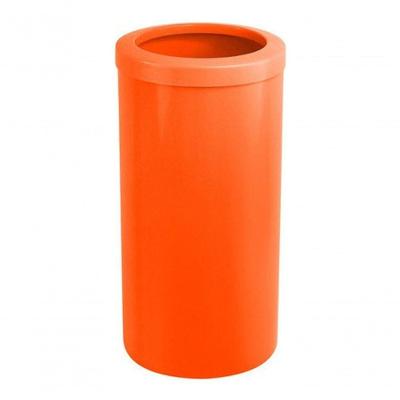 Lixeira Plástica 50 Litros 30x70 Com Aro Plástico - Laranja