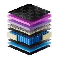 Cama Box Conjugado Queen Com Colchão 158x72x198 Primeline Hr Gazin Cr35302 Chumbo Escuro - 3