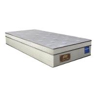 Cama Box Conjugado Solteiro Com Colchão 88x73x188 Lux Firm Gazin Cr35314 Areia-marrom