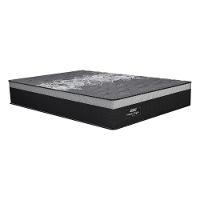 Cama Box Conjugado Casal Com Colchão 138x72x188 Black Night Gazin Cr35353 Preto-cinza - 5