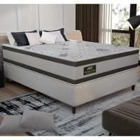 Cama Box Conjugado Casal Com Colchão 138x71x188 Good Like Gazin Cr35372 Bege-marrom - 1