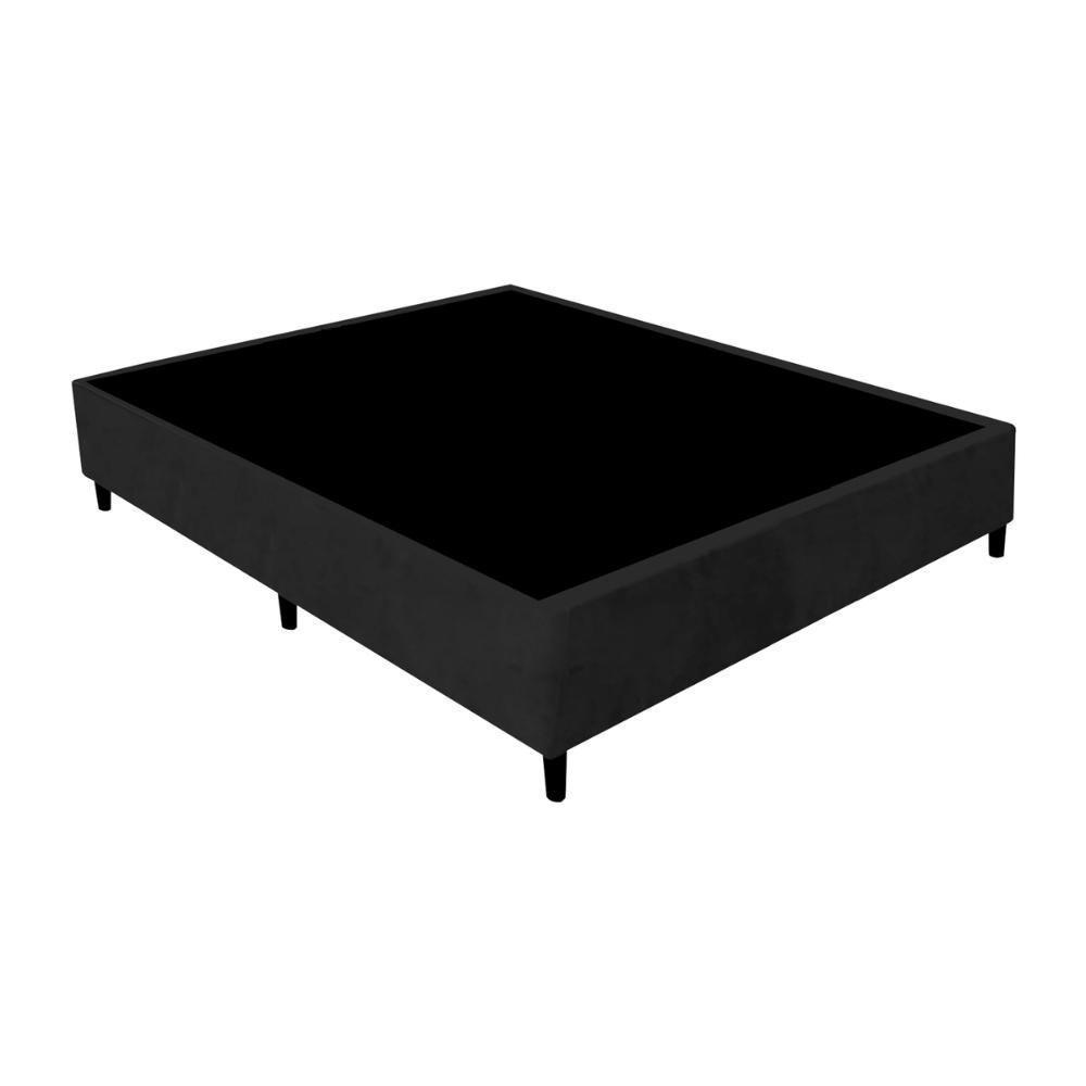 Cama Box Conjugado Casal Com Colchão 138x69x188 Cloud Gazin Cr35312 Grafite-preto - 3