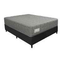 Cama Box Conjugado Casal Com Colchão 138x69x188 Cloud Gazin Cr35312 Grafite-preto - 2