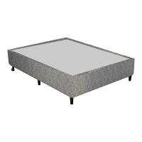 Cama Box Conjugado Casal Com Colchão 138x65x188 New York Hf Gazin Cr35334 Natural Cinza - 3