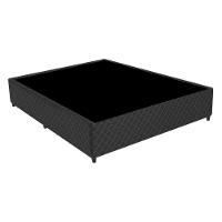 Cama Box Conjugado Casal Com Colchão 138x65x188 New York Hf Gazin Cr35364 Preto - 2