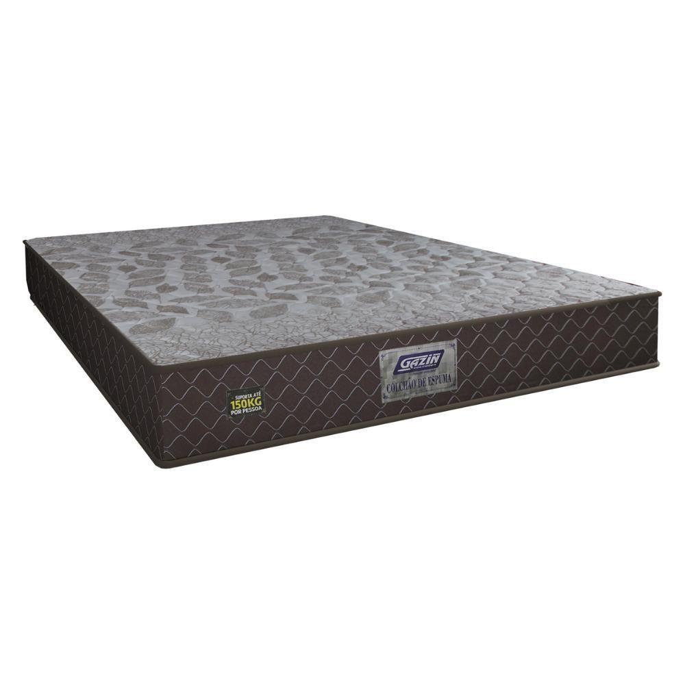 Cama Box Conjugado Queen Com Colchão 158x57x198 Sonopro Gazin Cr35337 Marrom - 5