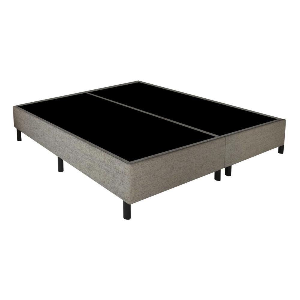 Cama Box Conjugado King Com Colchão 193x67x203 Safira Gazin Cr35347 Castor - 3