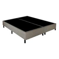 Cama Box Conjugado King Com Colchão 193x67x203 Safira Gazin Cr35347 Castor - 3