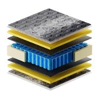 Cama Box Conjugado Casal Com Colchão 138x72x188 Sweet Dream Ii Gazin Cr35318 Grafite - 3