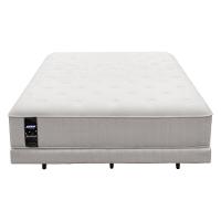 Cama Box Conjugado Queen Com Colchão 158x64x198 Nevasca Gazin Cr35296 Branco Cinza Claro - 2