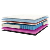 Cama Box Conjugado Queen Com Colchão 158x64x198 Nevasca Gazin Cr35296 Branco Cinza Claro - 4