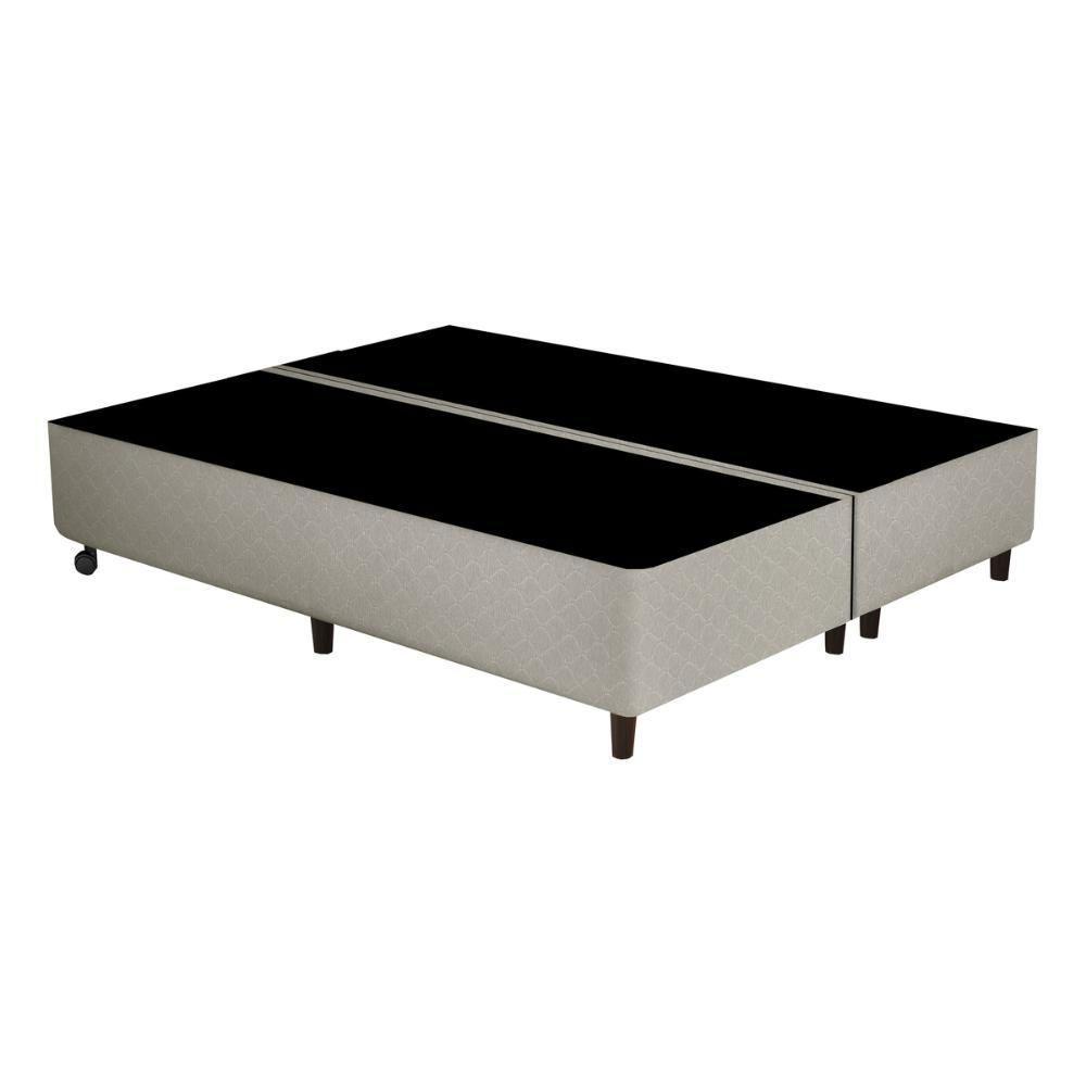 Cama Box Conjugado King Com Colchão 193x73x203 Sevilha Gazin Cr35358 Areia Preto - 3