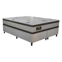 Cama Box Conjugado King Com Colchão 193x71x203 Good Like Gazin Cr35373 Bege Marrom - 2