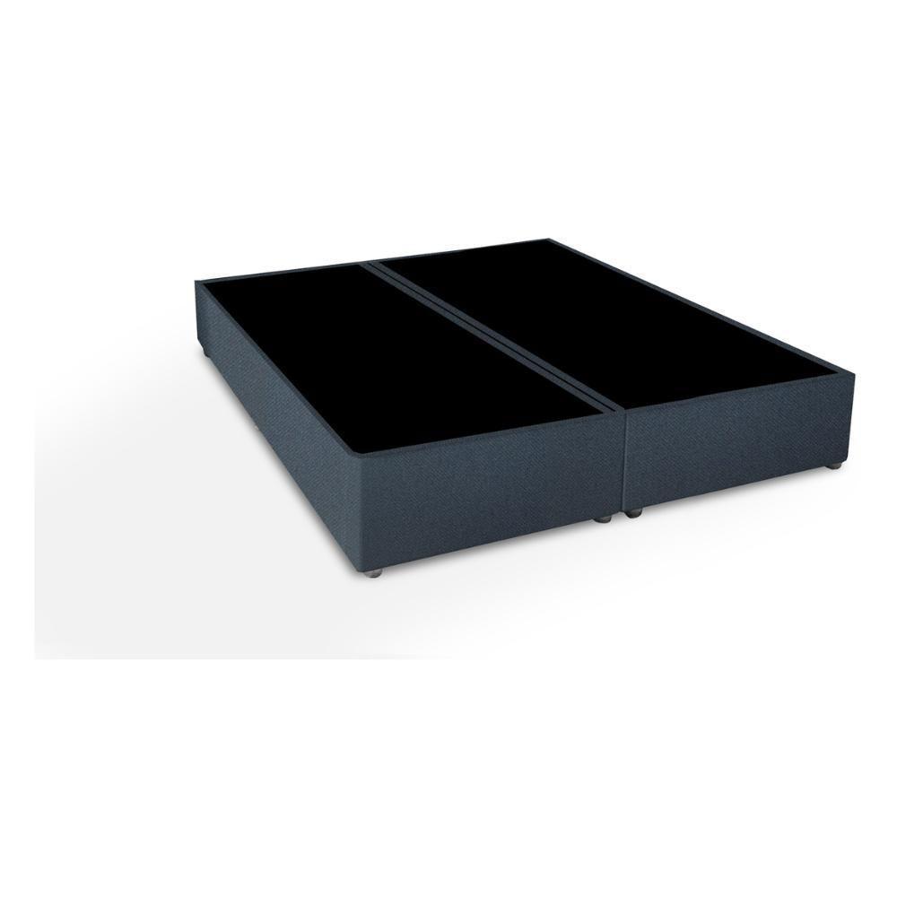 Cama Box Conjugado King Com Colchão 193x69x203 Acqua Gel Gazin Cr35345 Azul Escuro - 3