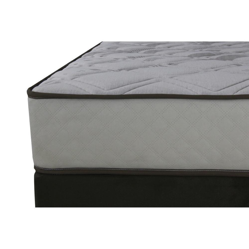Cama Box Conjugado King Com Colchão 193x61x203 Magma Firm Gazin Cr35363 Bege Marrom - 4