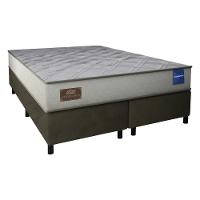 Cama Box Conjugado King Com Colchão 193x61x203 Magma Firm Gazin Cr35363 Bege Marrom - 2
