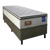 Cama Box Conjugado Solteiro Com Colchão 88x66x188 Titan Firm Gazin Cr35316 Areia-marrom - 2