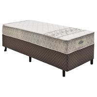Cama Box Conjugado Solteiro Com Colchão 88x59x188 Macau Gazin Cr35360 Marrom - 2
