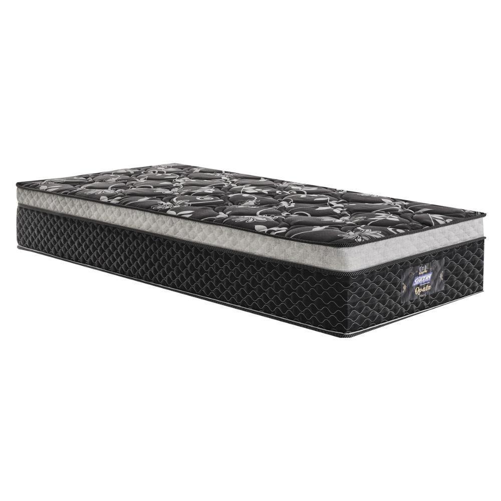 Cama Box Conjugado Solteiro Com Colchão 88x71x188 Opala Gazin Cr35330 Preto - 4