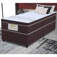 Cama Box Conjugado Solteiro Com Colchão 88x71x188 Saint Louis Gazin Cr35370 Marrom - 1