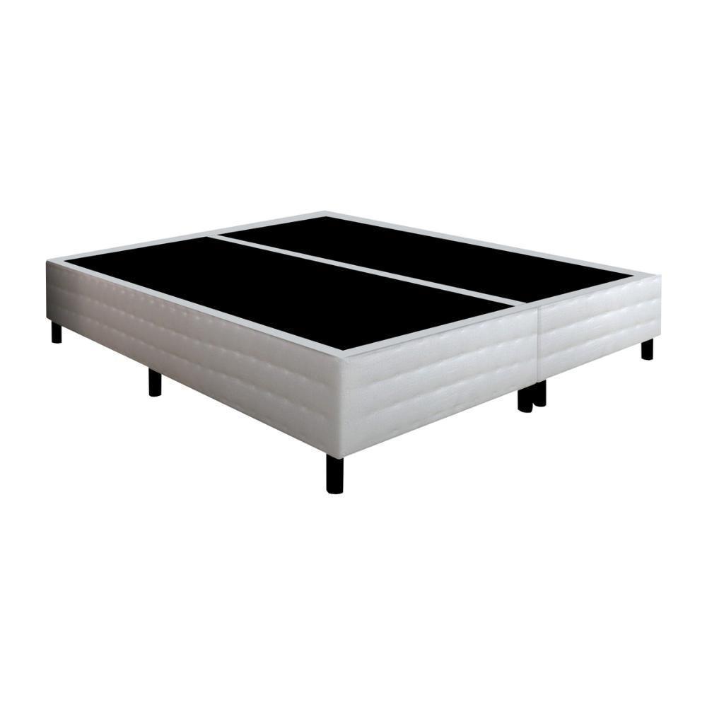 Cama Box Conjugado Queen Com Colchão 158x69x198 Veneza Ii Gazin Cr35311 Branco - 3