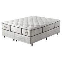 Cama Box Conjugado Queen Com Colchão 158x69x198 Veneza Ii Gazin Cr35311 Branco - 2