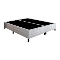 Cama Box Conjugado Queen Com Colchão 158x69x198 Veneza Ii Gazin Cr35311 Branco - 3
